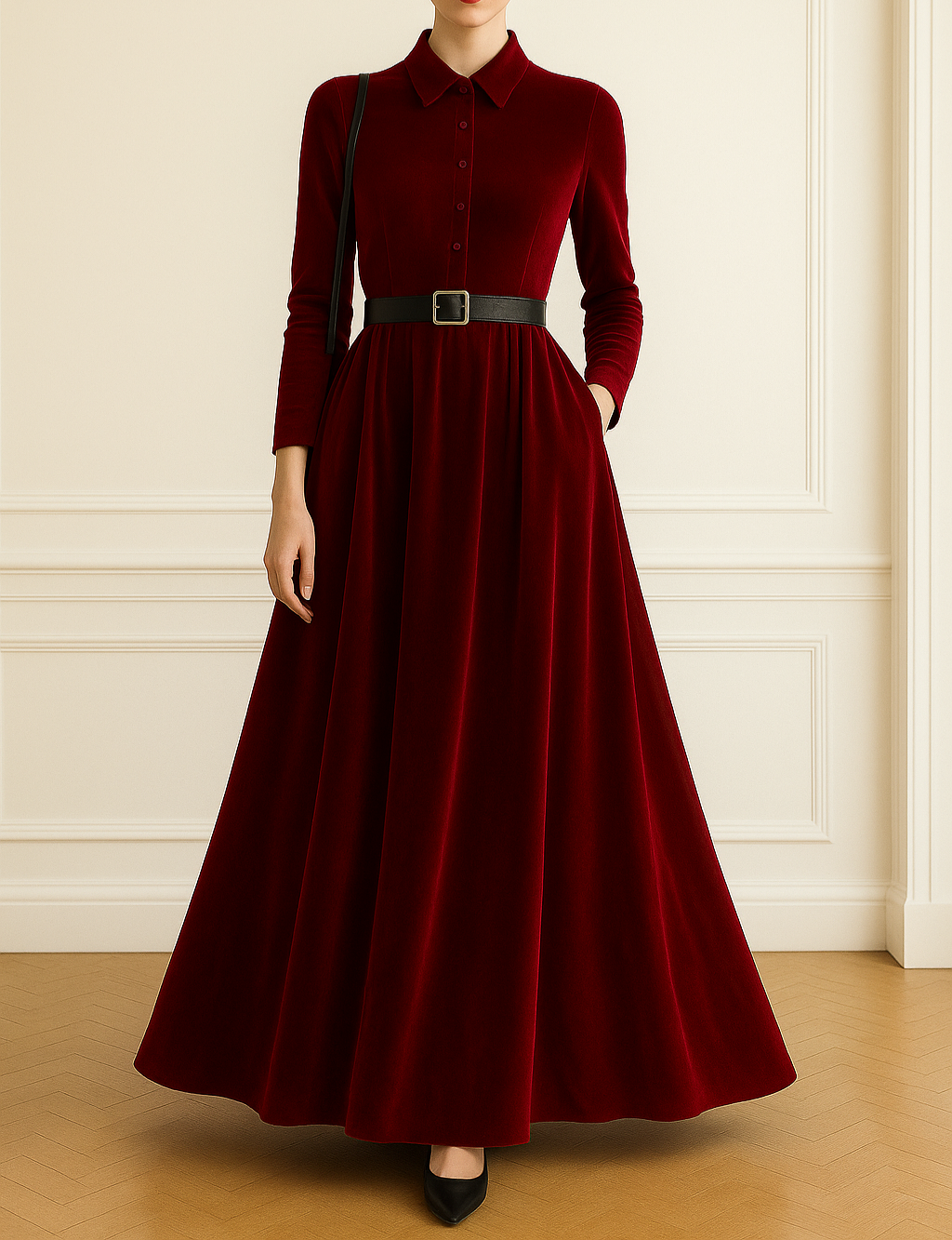 Ever After | 1 PC Dress | Velvet Dress | Maxi Dress