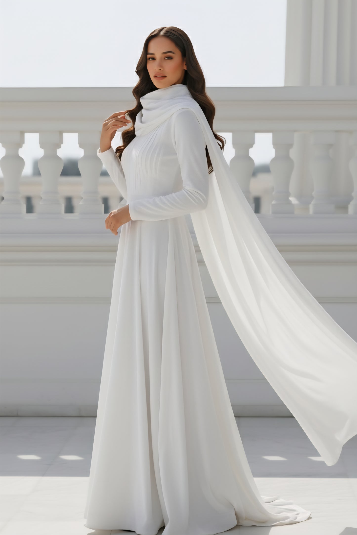 Soft Hues | French Velvet | 2 Pc Dress