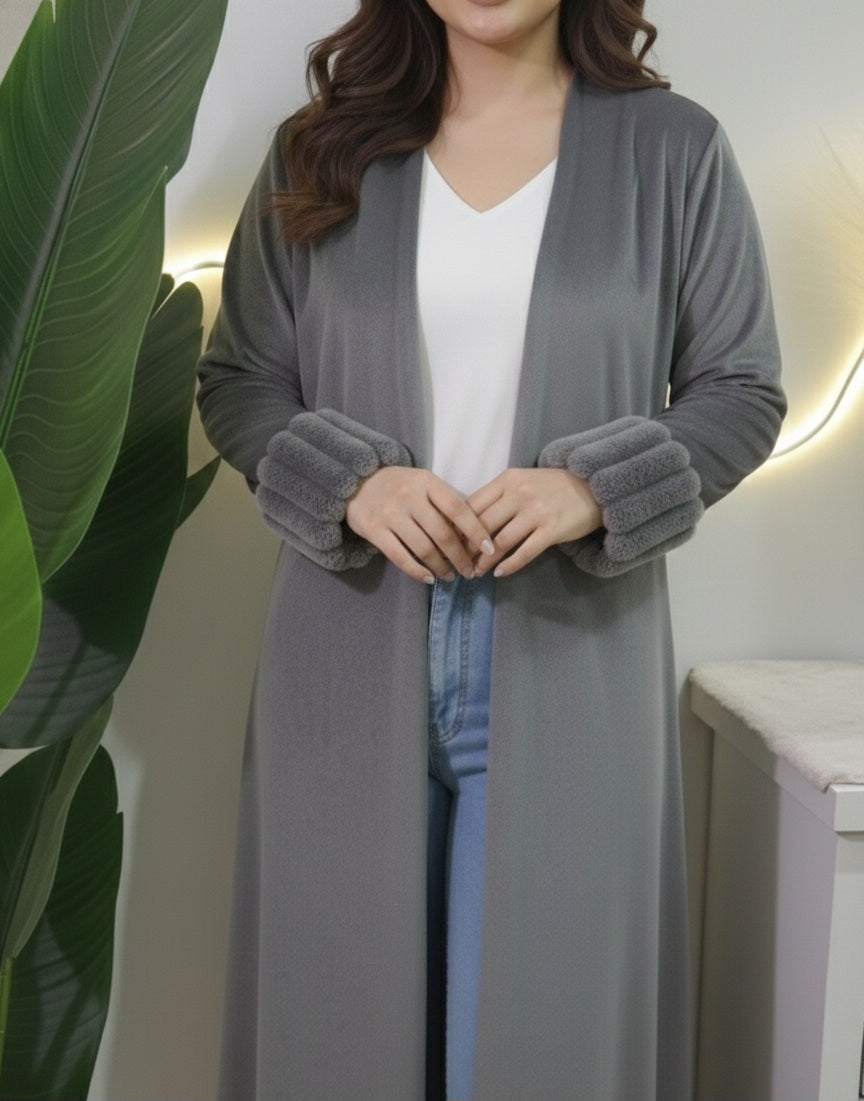 Velvet Petal | 1 PCs Dress | Suede velvet