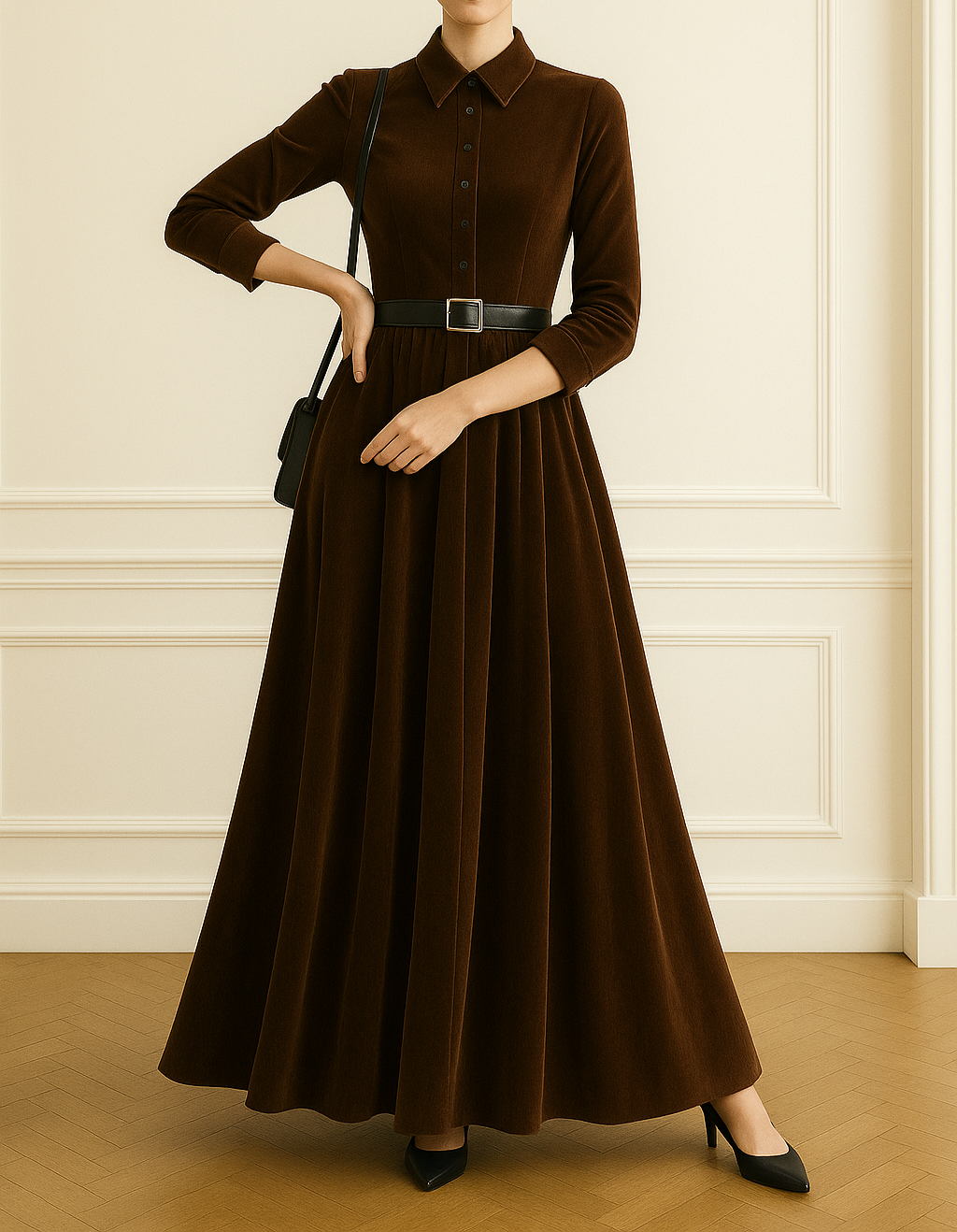 Ever After | 1 PC Dress | Velvet Dress | Maxi Dress