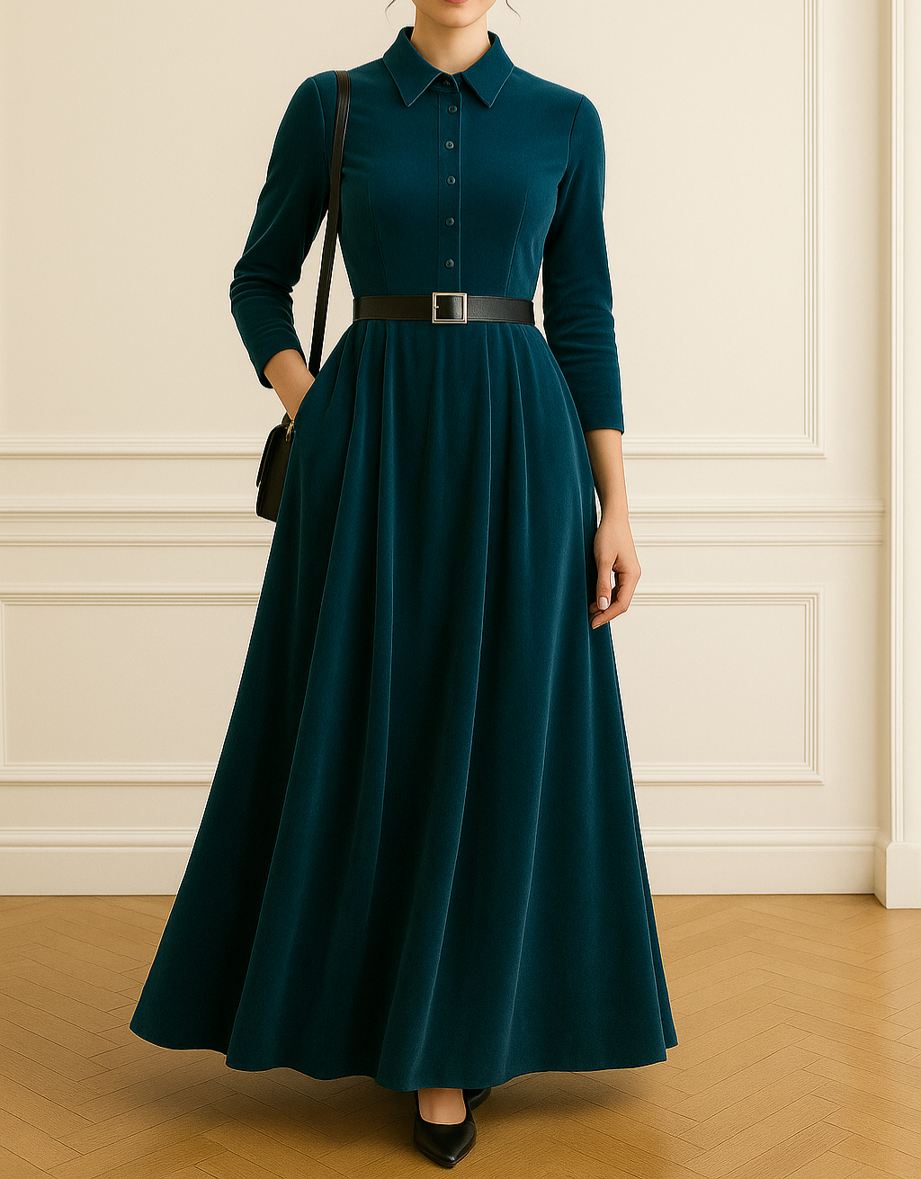 Ever After | 1 PC Dress | Velvet Dress | Maxi Dress