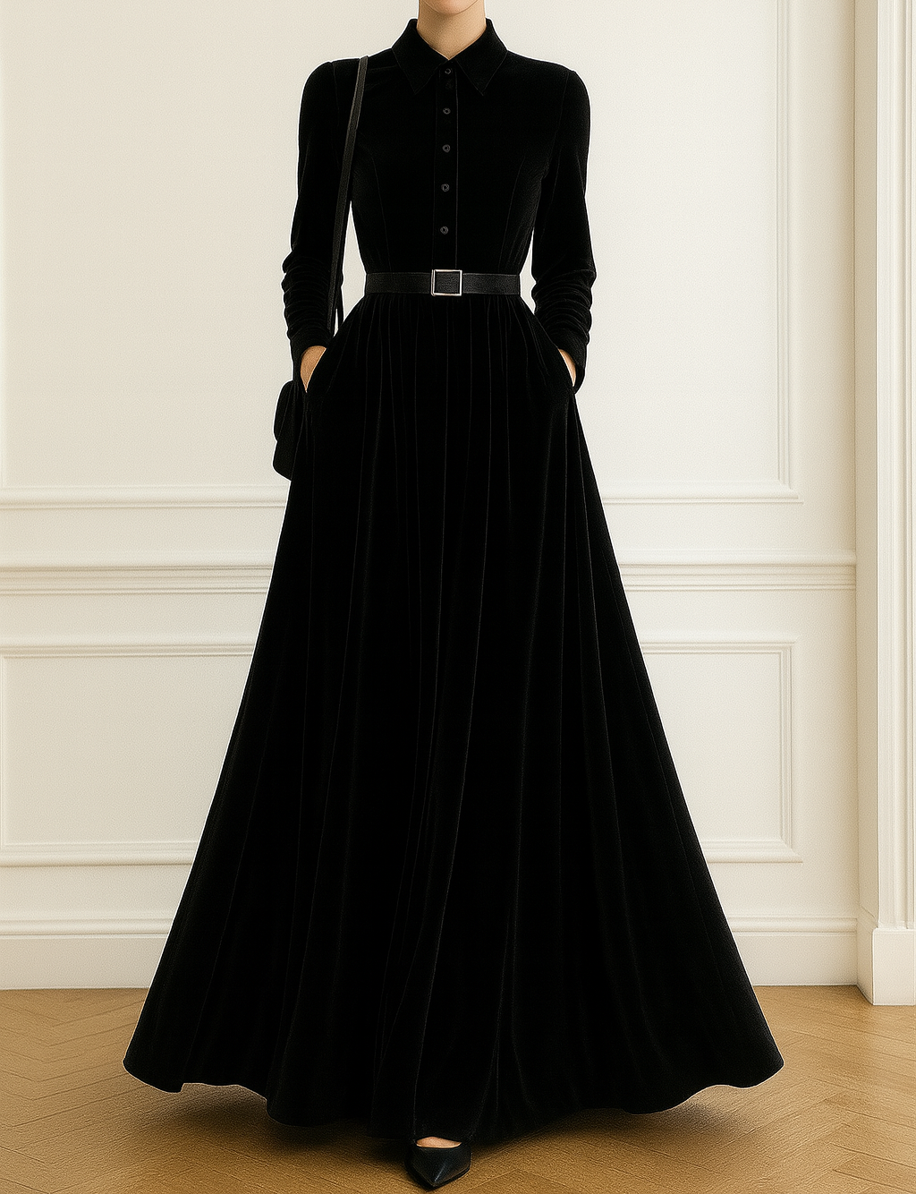 Ever After | 1 PC Dress | Velvet Dress | Maxi Dress