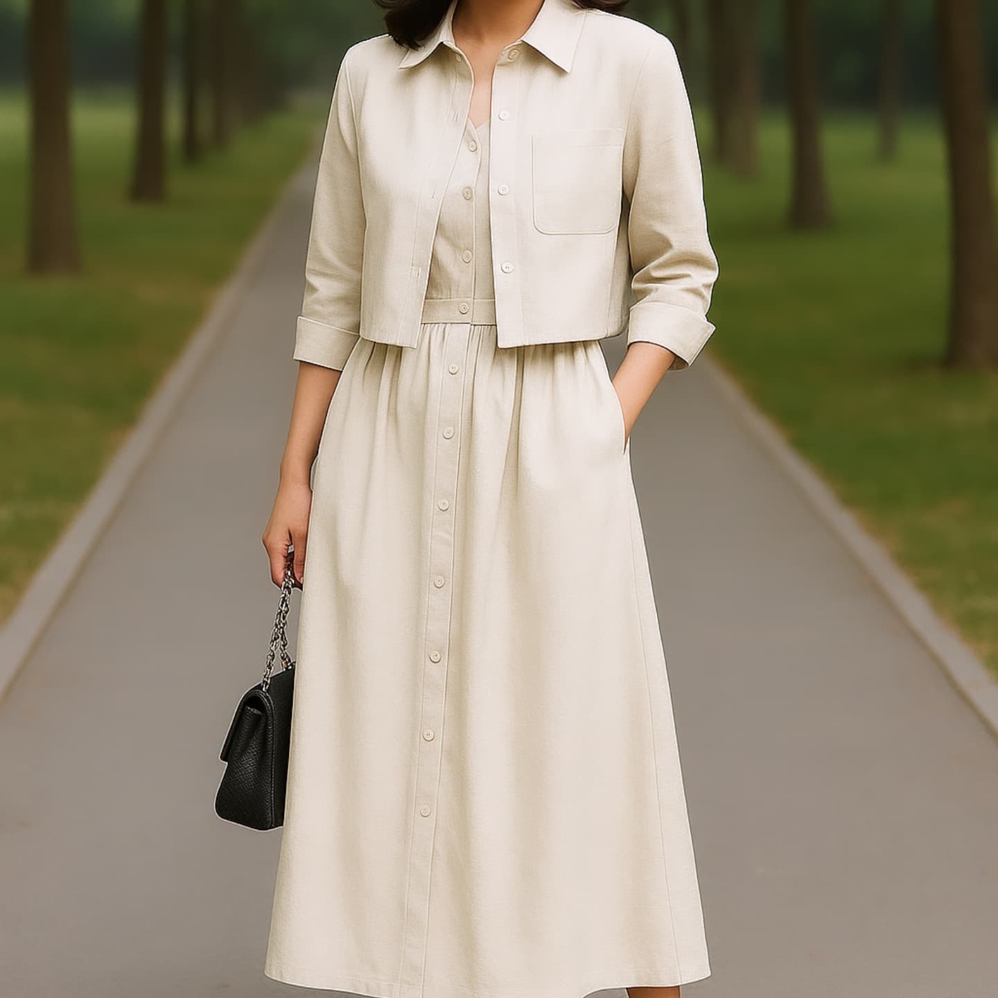 Elora Styles | Long Dress | 2 PCs Dress