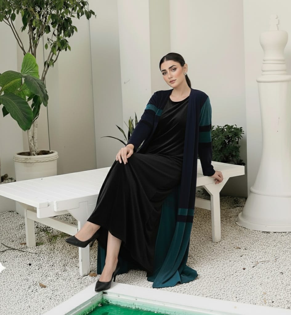 Plush Hour | Velvet Dress | 2 PCs Dresss