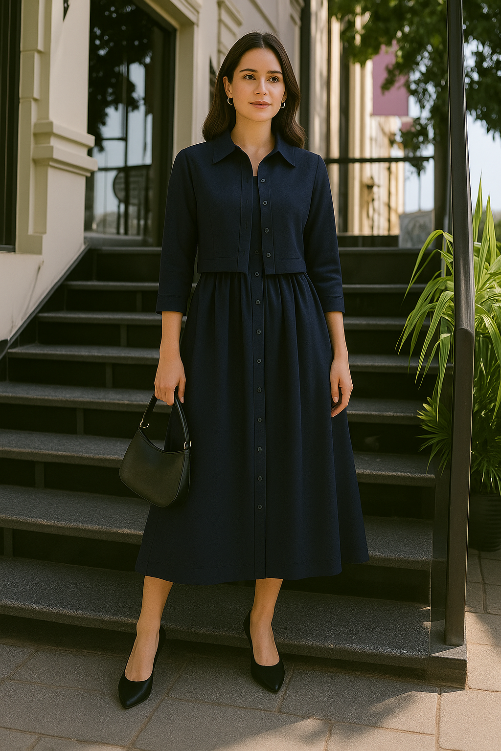 Elora Styles | Long Dress | 2 PCs Dress